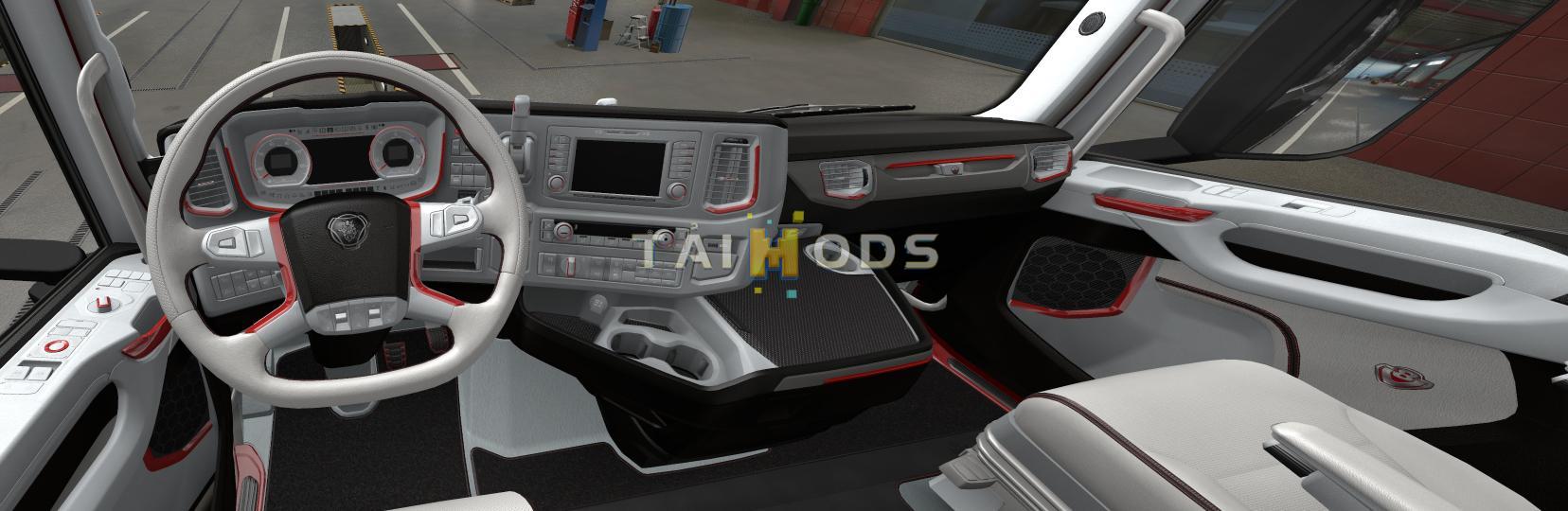 ETS2 - Scania S 2016 White - Red Interior V1.0 (1.38.x) (1.38.x) ETS2 - Scania S 2016 White - Red Interior V1.0 (1.38.x) (1.38.x)