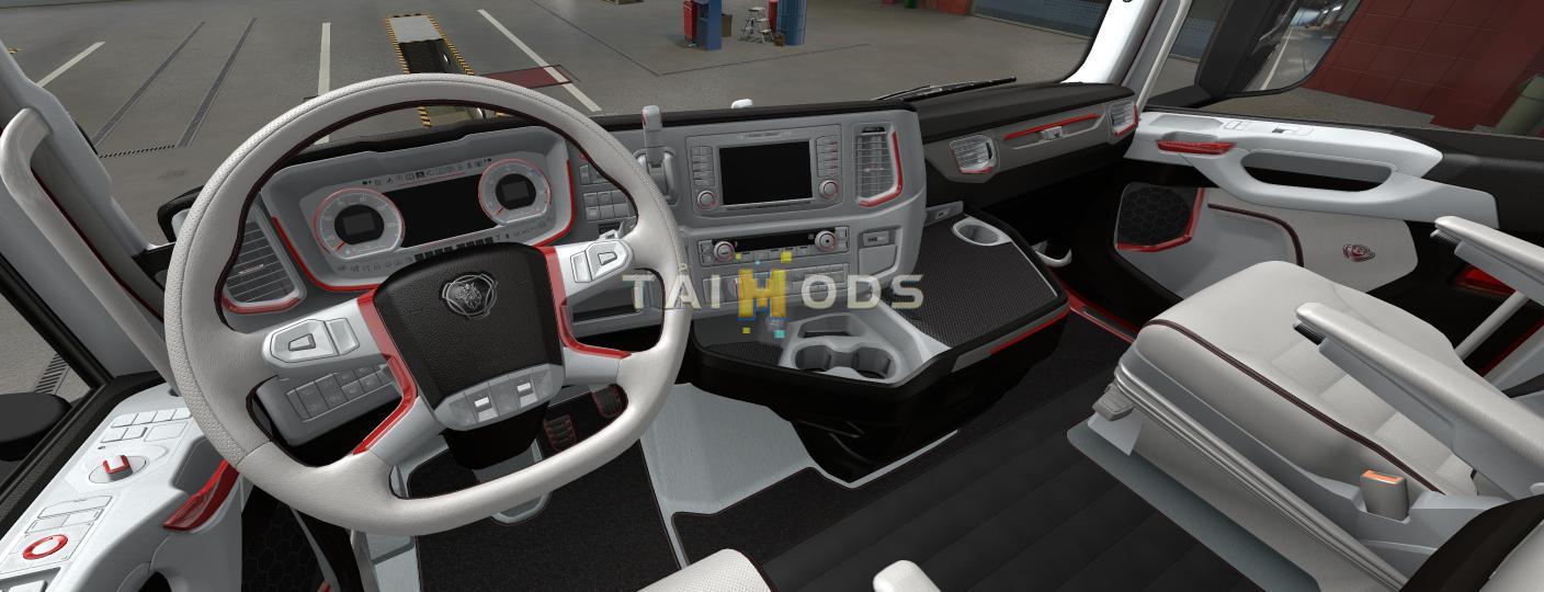 ETS2 - Scania S 2016 White - Red Interior V1.0 (1.38.x) (1.38.x) ETS2 - Scania S 2016 White - Red Interior V1.0 (1.38.x) (1.38.x)