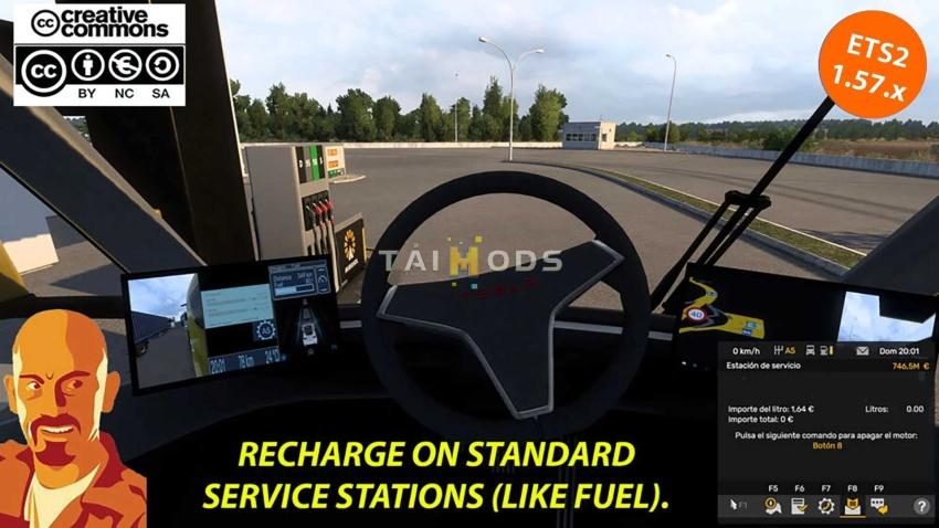 ETS2 - Tesla Semitruck Improved DEF (1.57.x) ETS2 - Tesla Semitruck Improved DEF (1.57.x)