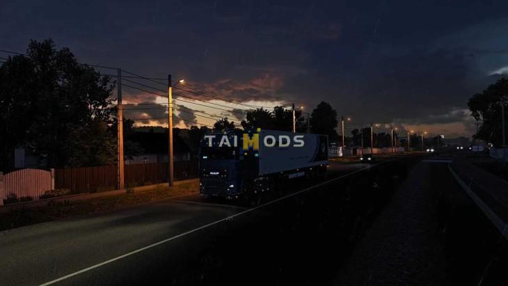 ETS2 - Realistic Weather System V1.8 (1.56.x)