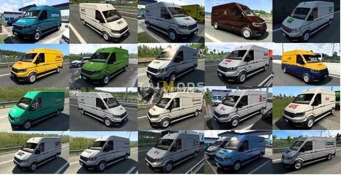 ETS2 - Nissantruck Ai Vehicles Pack V16 (1.55.x) ETS2 - Nissantruck Ai Vehicles Pack V16 (1.55.x)