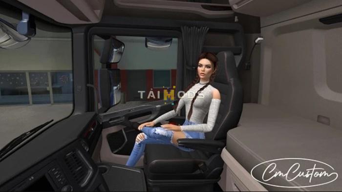 ETS2 – Girls Passenger for Trucks V1.4.4 (1.55.x)