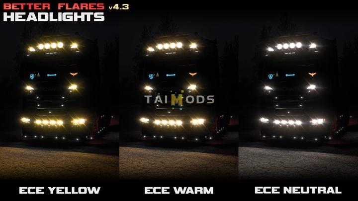 ETS2 - Better Flares V4.6 (1.55.x) ETS2 - Better Flares V4.6 (1.55.x)