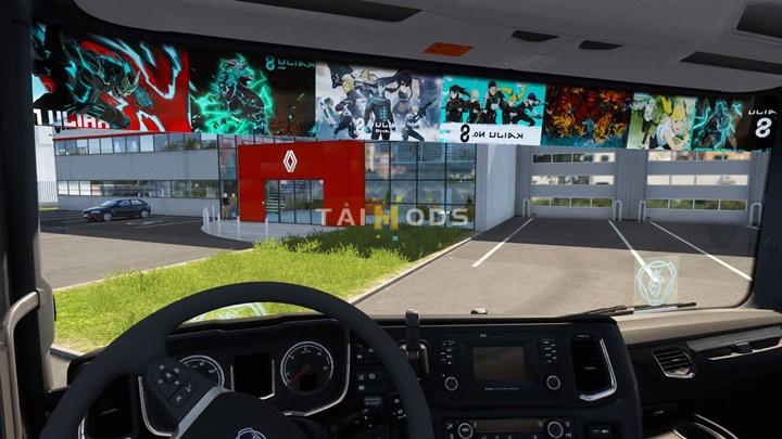 ETS2 - Kaiju No 8 Scania Window Sticker Pack V1.0 (1.55.x) ETS2 - Kaiju No 8 Scania Window Sticker Pack V1.0 (1.55.x)
