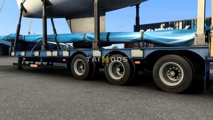 ETS2 - Abasstreppas Lowbed Trailer Wheel for Job-Market Trailer V1.53 (1.53.x) ETS2 - Abasstreppas Lowbed Trailer Wheel for Job-Market Trailer V1.53 (1.53.x)