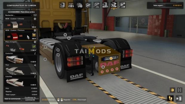 ETS2 - Rear Bumper Daf xf 105 Chs 4x2 (1.49.x) ETS2 - Rear Bumper Daf xf 105 Chs 4x2 (1.49.x)