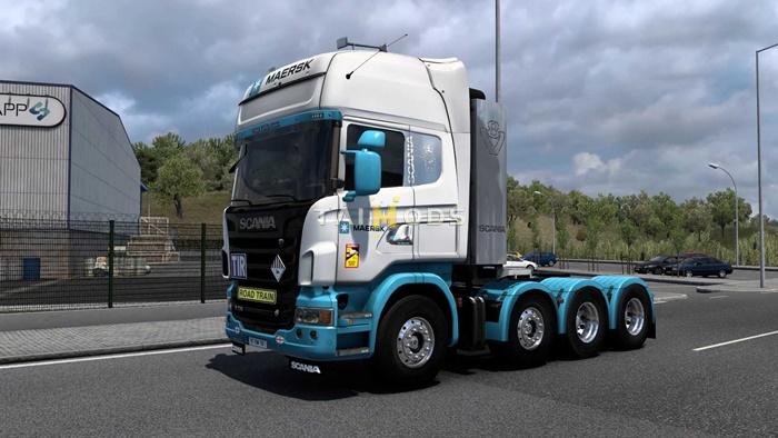 ETS2 - Scania R 2009 Maersk Skin V1.0 (1.54.x) ETS2 - Scania R 2009 Maersk Skin V1.0 (1.54.x)