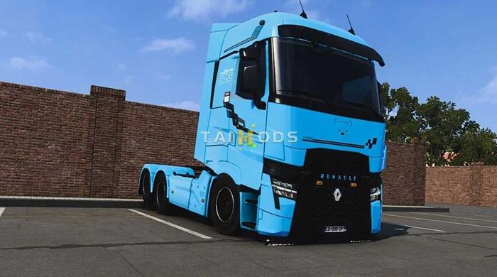 ETS2 - Renault T Blue and Cream Skin V1.0 (1.53.x) ETS2 - Renault T Blue and Cream Skin V1.0 (1.53.x)