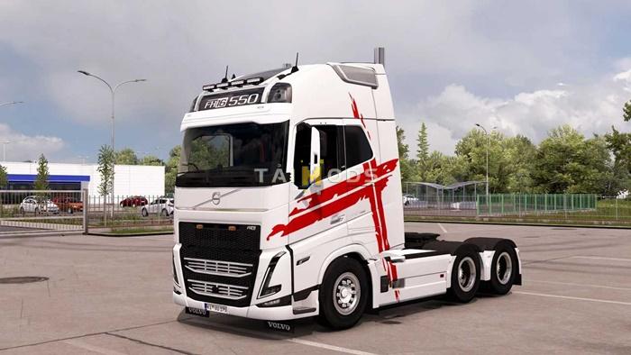 ETS2 - Volvo FH5/FH6 Aero Changable Paintjob V1.0 (1.53.x) ETS2 - Volvo FH5/FH6 Aero Changable Paintjob V1.0 (1.53.x)