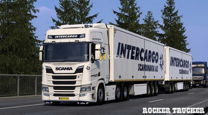 ETS2 – Intercargo Scandinavia Skin Pack V1.1 (1.53.x)