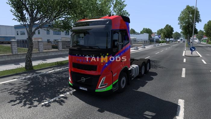 ETS2 – TM Volvo FH6 Aero (SCS) Multicolor Skin V1.0 (1.53.x)
