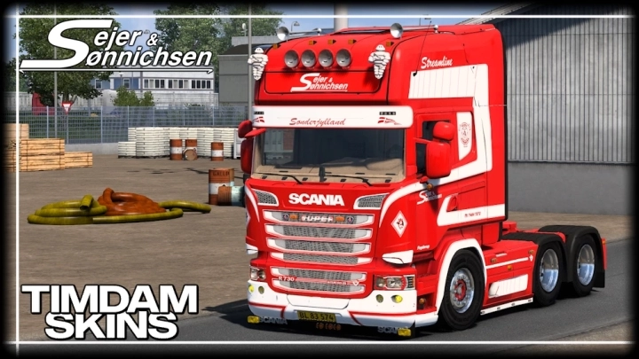 ETS2 - Sejer & Sonnichsen AS Skin V1.0 (1.53.x) ETS2 - Sejer & Sonnichsen AS Skin V1.0 (1.53.x)