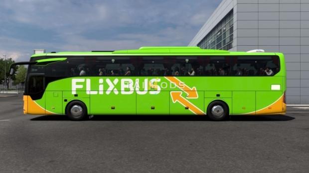 ETS2 - Flixbus-Skin for MB New Tourismo 16 RHD V1.0 (1.53.x) ETS2 - Flixbus-Skin for MB New Tourismo 16 RHD V1.0 (1.53.x)