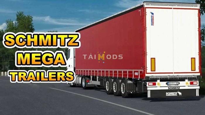 ETS2 - Schmitz S.CS Mega Trailers V1.2 (1.54.x) ETS2 - Schmitz S.CS Mega Trailers V1.2 (1.54.x)
