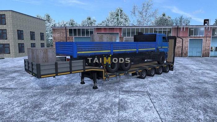 ETS2 - SCS Lowbed Trailer Cargo V1.4.5 (1.53.x) ETS2 - SCS Lowbed Trailer Cargo V1.4.5 (1.53.x)