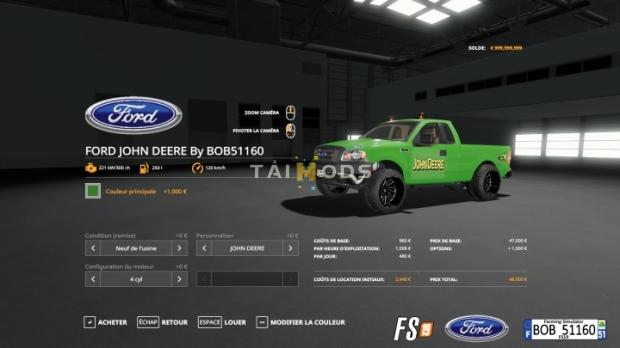 FS19 - Ford John Deere V1.0 (1.7) FS19 - Ford John Deere V1.0 (1.7)