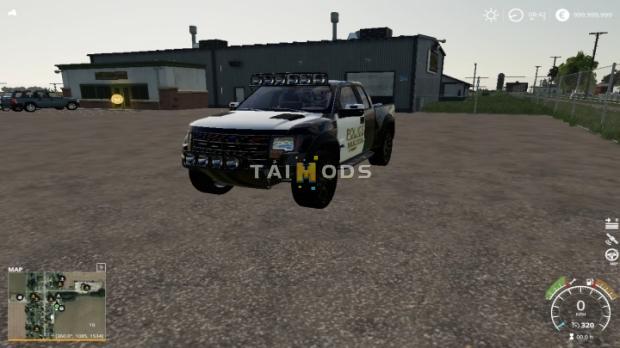 FS19 - 2012 Ford Raptor Police V1.0 (1.7) FS19 - 2012 Ford Raptor Police V1.0 (1.7)