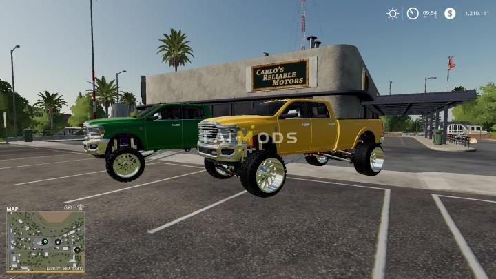 FS19 - 2019 Dodge Ram 2500 Kelderman Lift Edit V1.0 (1.7) FS19 - 2019 Dodge Ram 2500 Kelderman Lift Edit V1.0 (1.7)