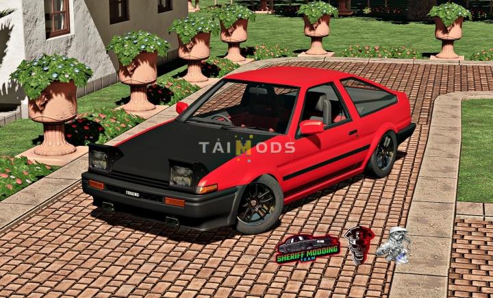 FS19 - Toyota AE86 Trueno V1.0 (1.7) FS19 - Toyota AE86 Trueno V1.0 (1.7)
