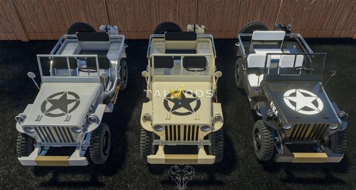 FS19 - Jeep Willys 4x4 V1.0 (1.7) FS19 - Jeep Willys 4x4 V1.0 (1.7)