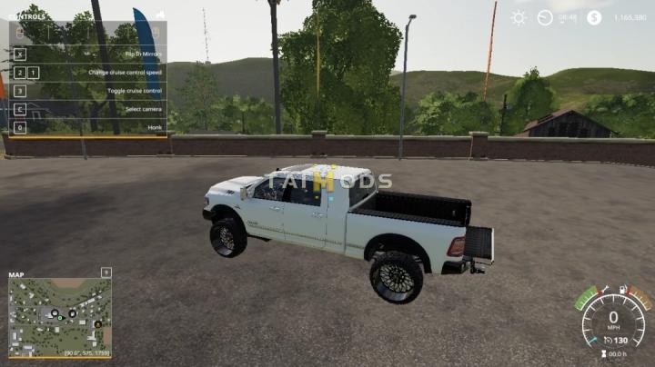 FS19 - Dodge Ram Mega Cab V1.0 (1.7) FS19 - Dodge Ram Mega Cab V1.0 (1.7)