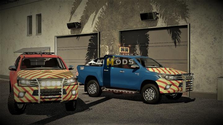 FS19 - Toyota Hilux Pilotcar V2.3 (1.7)