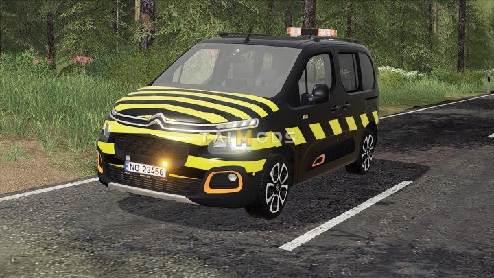 FS19 - Citroen Berlingo Pilot Car V1.2 (1.7) FS19 - Citroen Berlingo Pilot Car V1.2 (1.7)