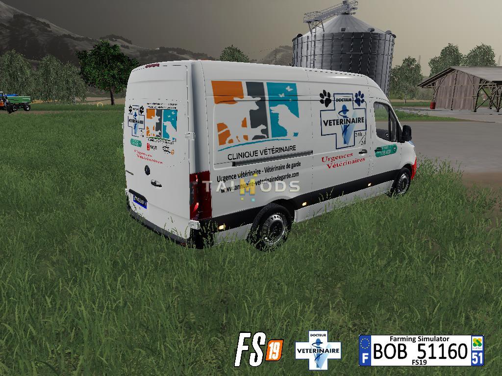 FS19 - Mercedes Emergency Animals V3.0 (1.7) FS19 - Mercedes Emergency Animals V3.0 (1.7)