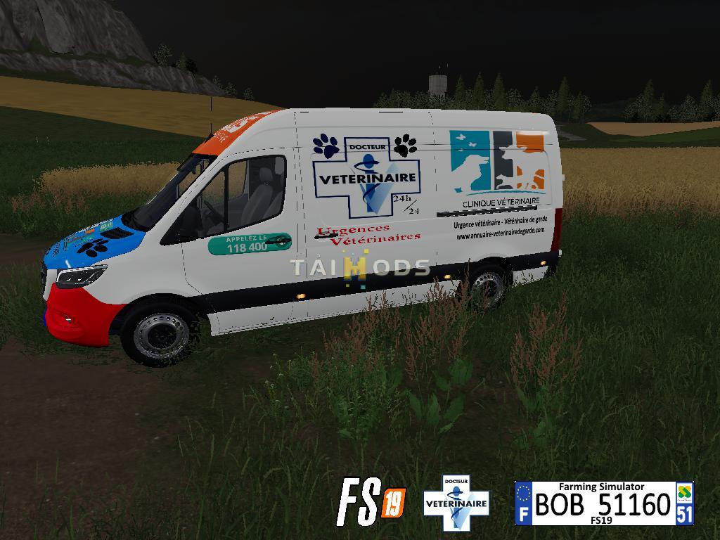 FS19 - Mercedes Emergency Animals V3.0 (1.7) FS19 - Mercedes Emergency Animals V3.0 (1.7)