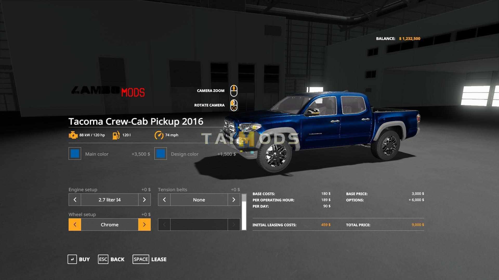 FS19 - Toyota Tacoma V1.0.0.1 (1.7) FS19 - Toyota Tacoma V1.0.0.1 (1.7)
