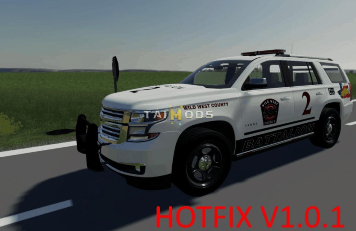FS19 - Chev Tahoe Battalion 2 Chief V1.01 (1.7) FS19 - Chev Tahoe Battalion 2 Chief V1.01 (1.7)