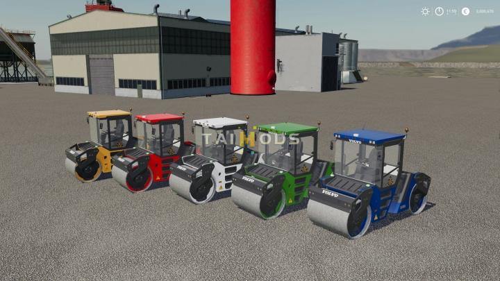 FS19 - Volvo DD-105 Road Compactor V1.0 (1.7) FS19 - Volvo DD-105 Road Compactor V1.0 (1.7)