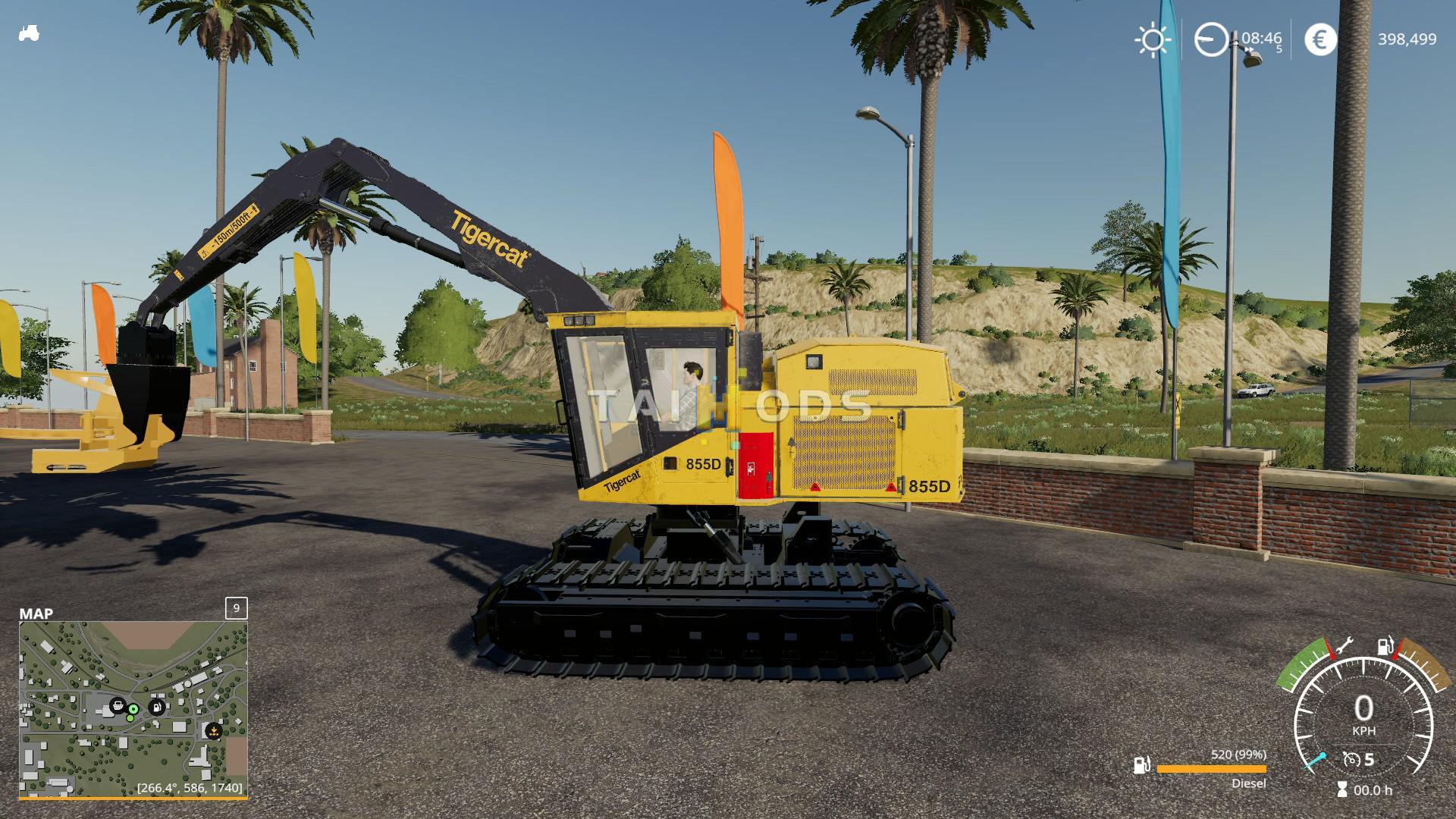 FS19 - Tigercat LS855D DF V1.0 (1.7)