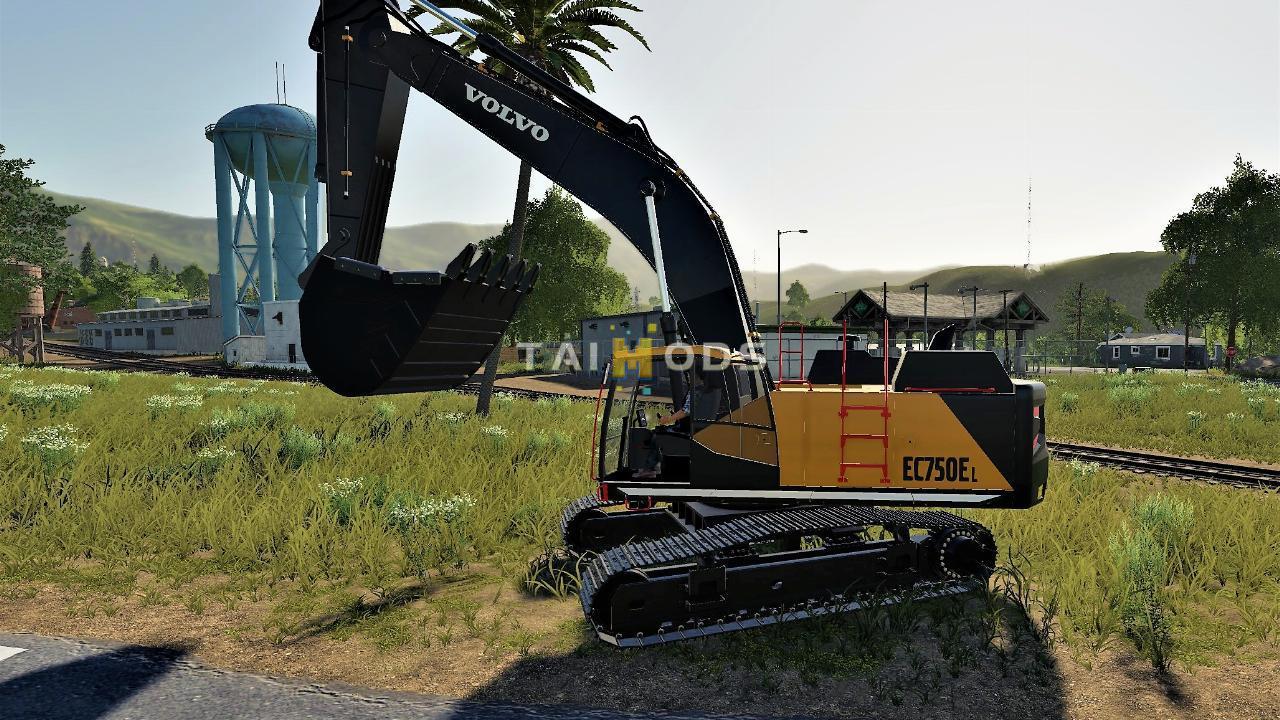 FS19 - Volvo EC-750EL Mining Excavator V1.1 (1.7)
