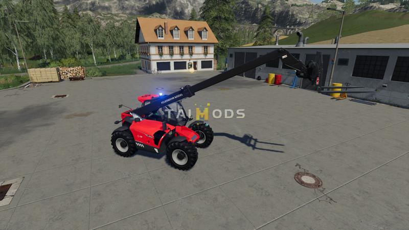 FS19 - Telescopic Loader - Fire Department Kassel V1.2 (1.7)