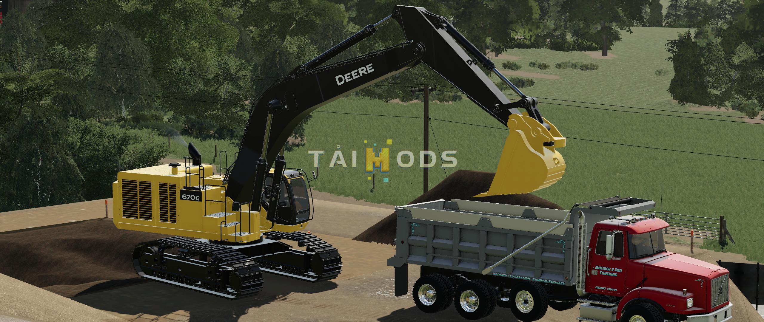 FS19 - John Deere 670G LC V1.0 (1.7) FS19 - John Deere 670G LC V1.0 (1.7)