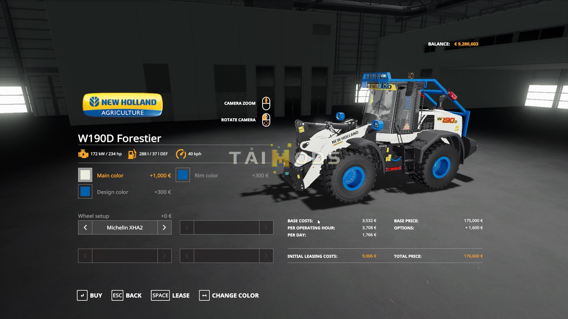 FS19 - New Holland W-190 Forestier V2.0 (1.7)