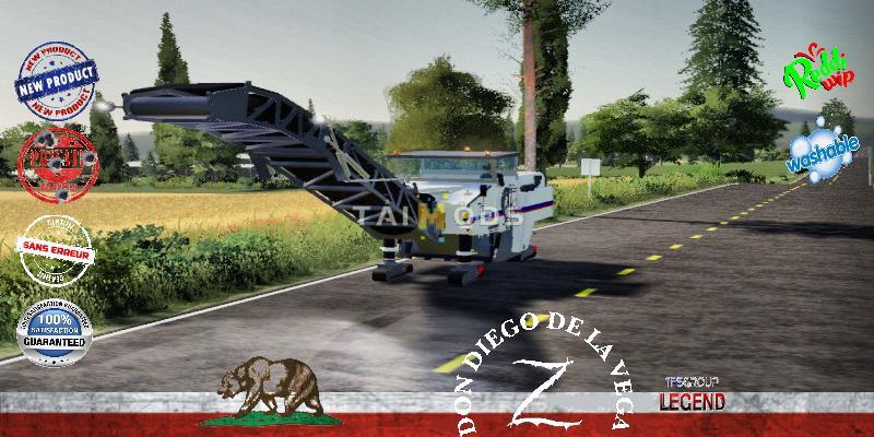 FS19 - Raboteuse Eurovia V2.0 (1.6) FS19 - Raboteuse Eurovia V2.0 (1.6)