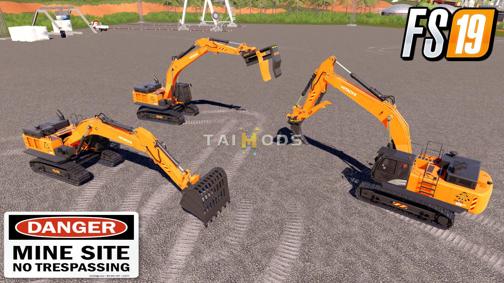 FS19 - Mining Pack For Hitachi 470LC V1.0 (1.6) FS19 - Mining Pack For Hitachi 470LC V1.0 (1.6)