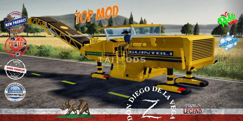 FS19 - Raboteuse Guintoli V2.0 (1.6) FS19 - Raboteuse Guintoli V2.0 (1.6)
