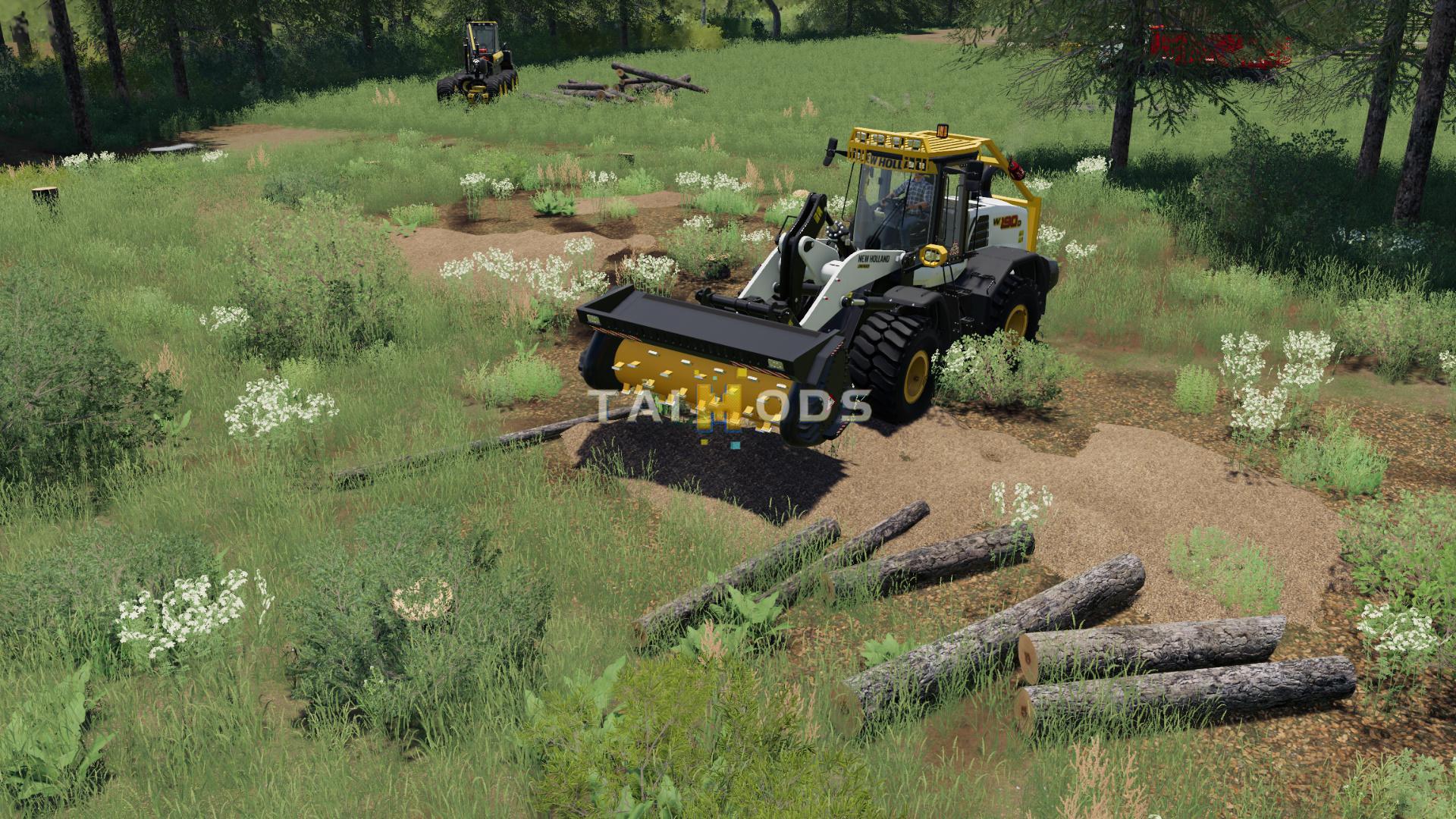 FS19 - New Holland W-190 Forestier V1.0 (1.6) FS19 - New Holland W-190 Forestier V1.0 (1.6)