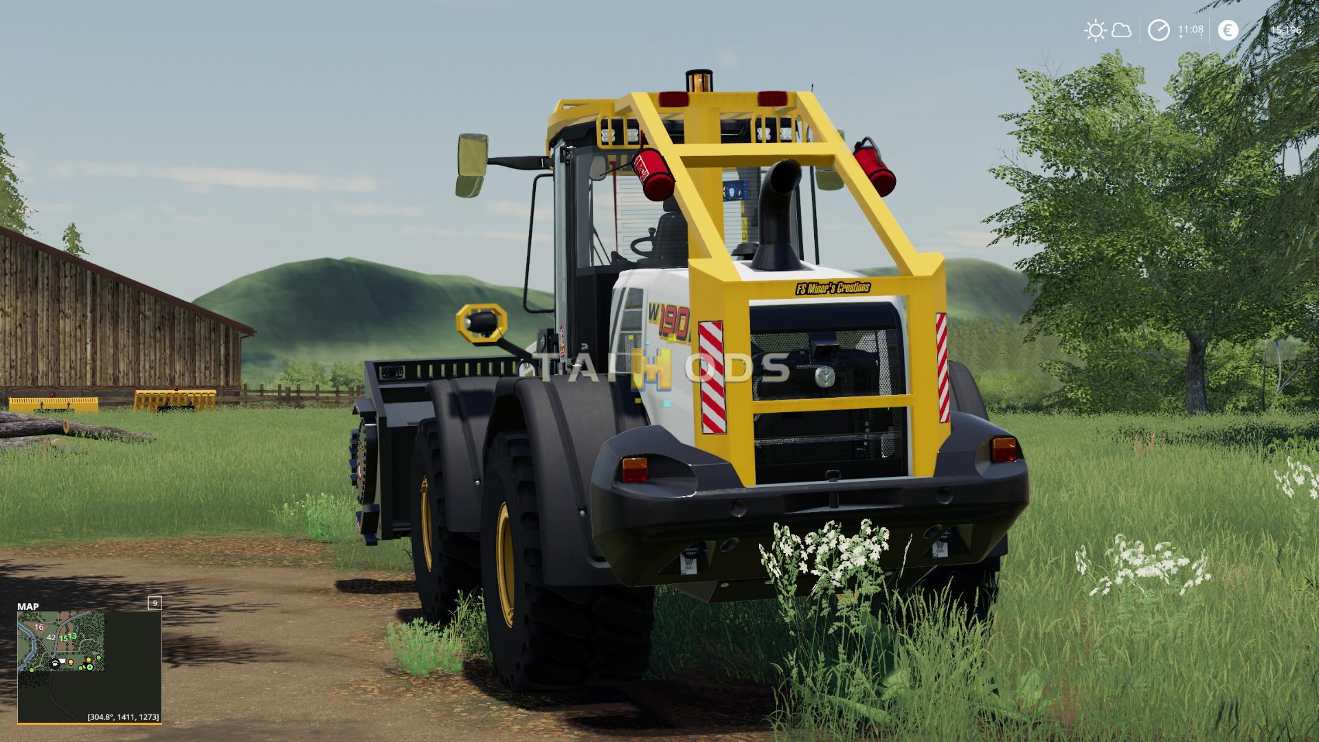 FS19 - New Holland W-190 Forestier V1.0 (1.6) FS19 - New Holland W-190 Forestier V1.0 (1.6)