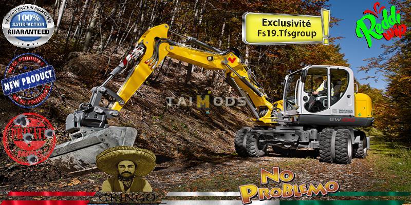 FS19 - Excavator Wacker Neusson V1.5 (1.6) FS19 - Excavator Wacker Neusson V1.5 (1.6)