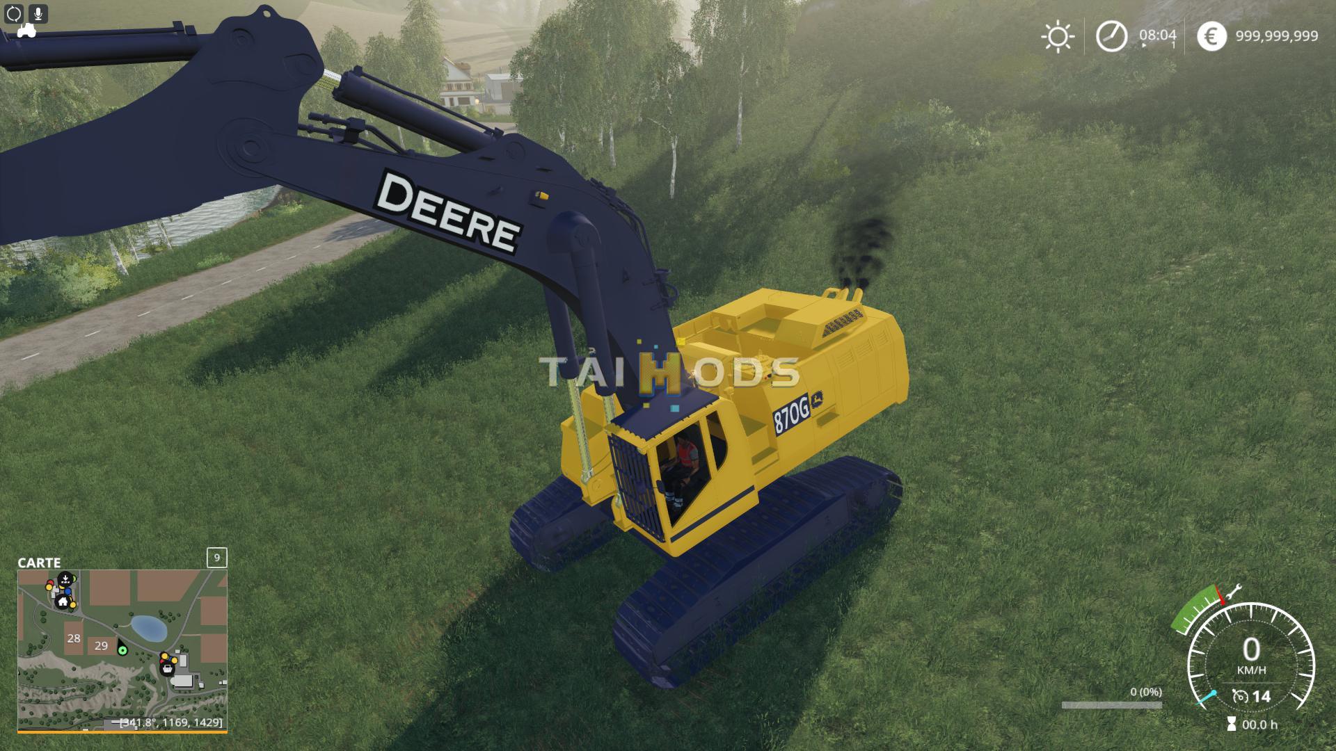 FS19 - Deere Excavator 870G V1.6 (1.6) FS19 - Deere Excavator 870G V1.6 (1.6)