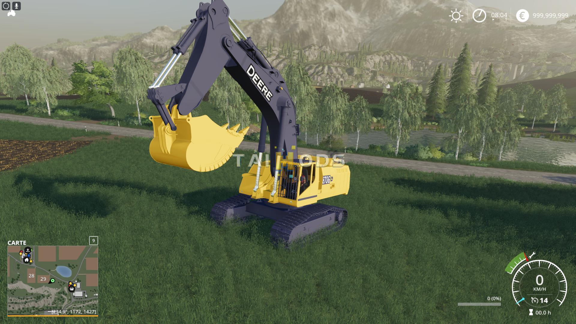 FS19 - Deere Excavator 870G V1.6 (1.6) FS19 - Deere Excavator 870G V1.6 (1.6)