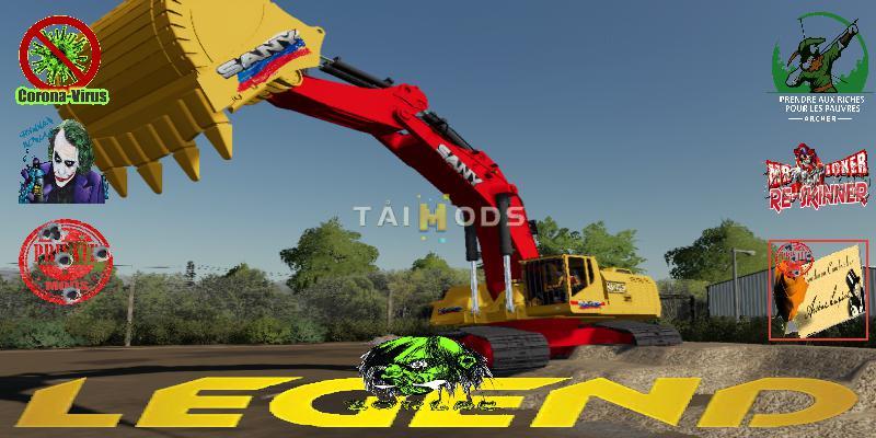 FS19 - Sany SY935C Big Excavator V1.5 (1.6) FS19 - Sany SY935C Big Excavator V1.5 (1.6)