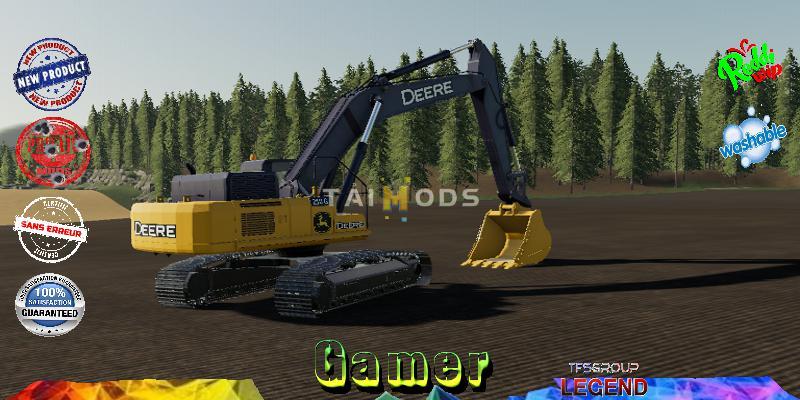 FS19 - Excavator Deere 210 G V1.5 (1.6) FS19 - Excavator Deere 210 G V1.5 (1.6)