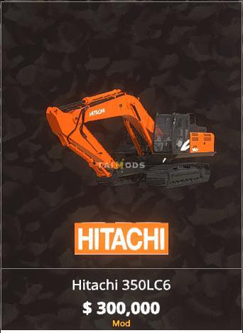 FS19 - Hitachi 350LC-6 V1.2 (1.5) FS19 - Hitachi 350LC-6 V1.2 (1.5)