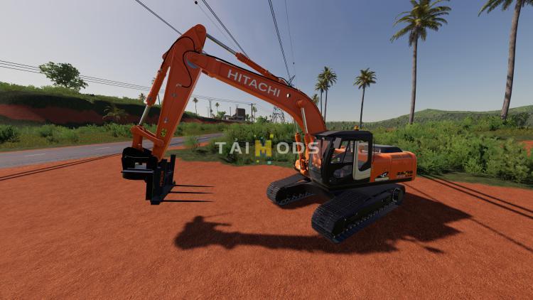 FS19 - Hitachi ZX290LC Bale Forks V1.0.1 (1.5) FS19 - Hitachi ZX290LC Bale Forks V1.0.1 (1.5)