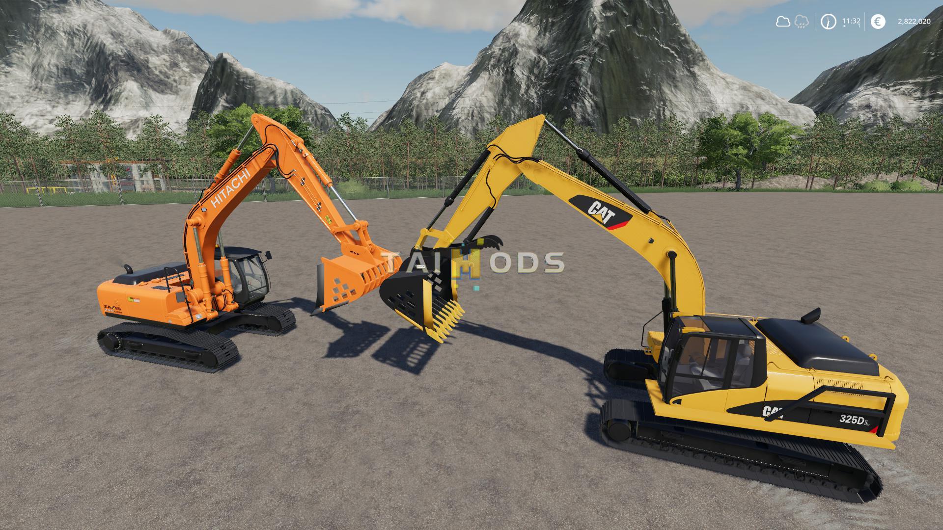FS19 - Screen Bucker for Hitachi ZX 290 V1.0 (1.5)